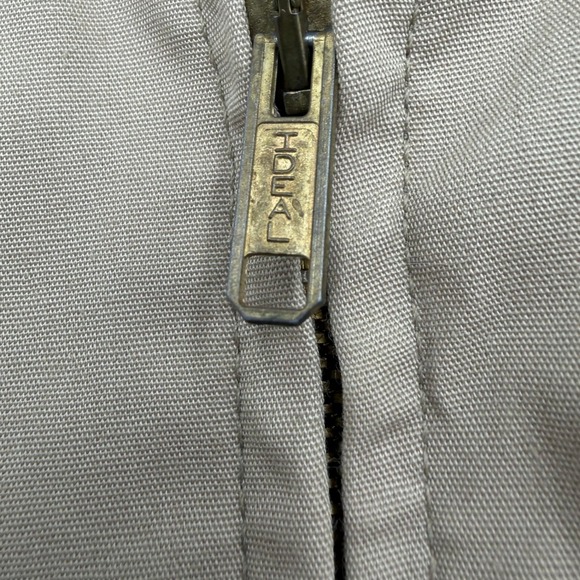 Vintage London Fog Mens 44 Regular Harrington Jacket Beige Zip Out Coat - Picture 5 of 10